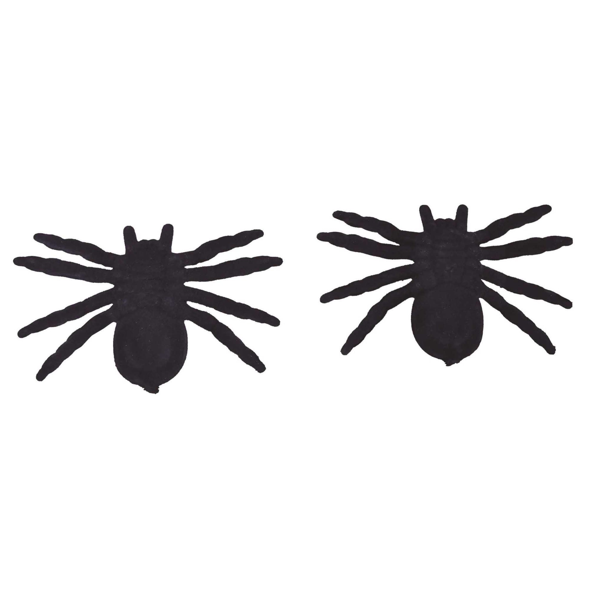 Black - Front - Fiestas Guirca Spider Halloween Decoration (Pack of 2)