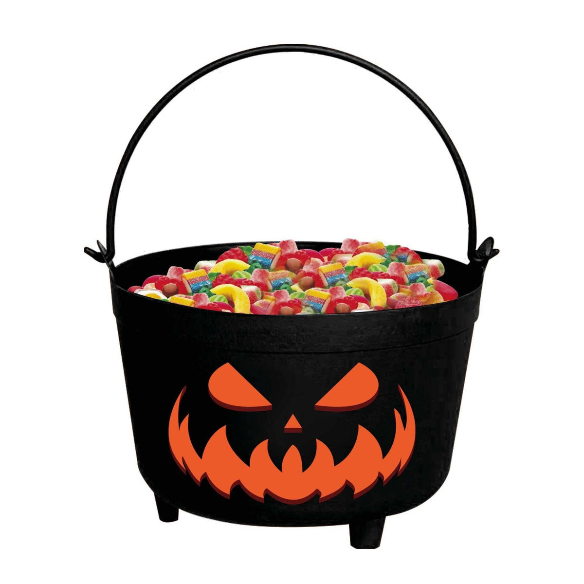 Black - Pack Shot - Fiestas Guirca Pumpkin Cauldron
