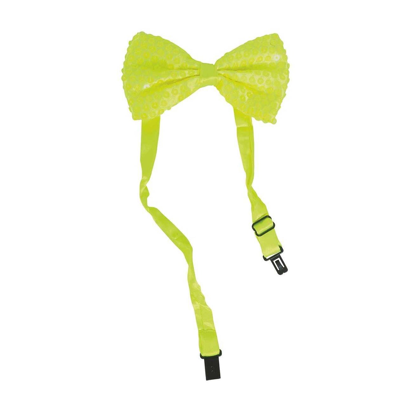 Yellow - Side - Fiestas Guirca Sequin Bow Tie