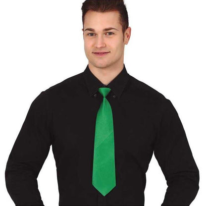Green - Back - Fiestas Guirca Plain Tie
