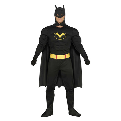 Black - Front - Fiestas Guirca Mens Hero Costume Set