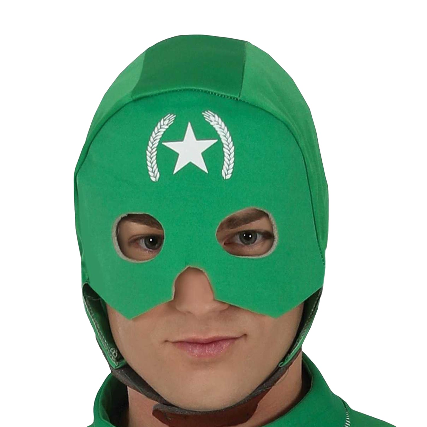 Green-Red - Side - Fiestas Guirca Mens Beer Captain Costume