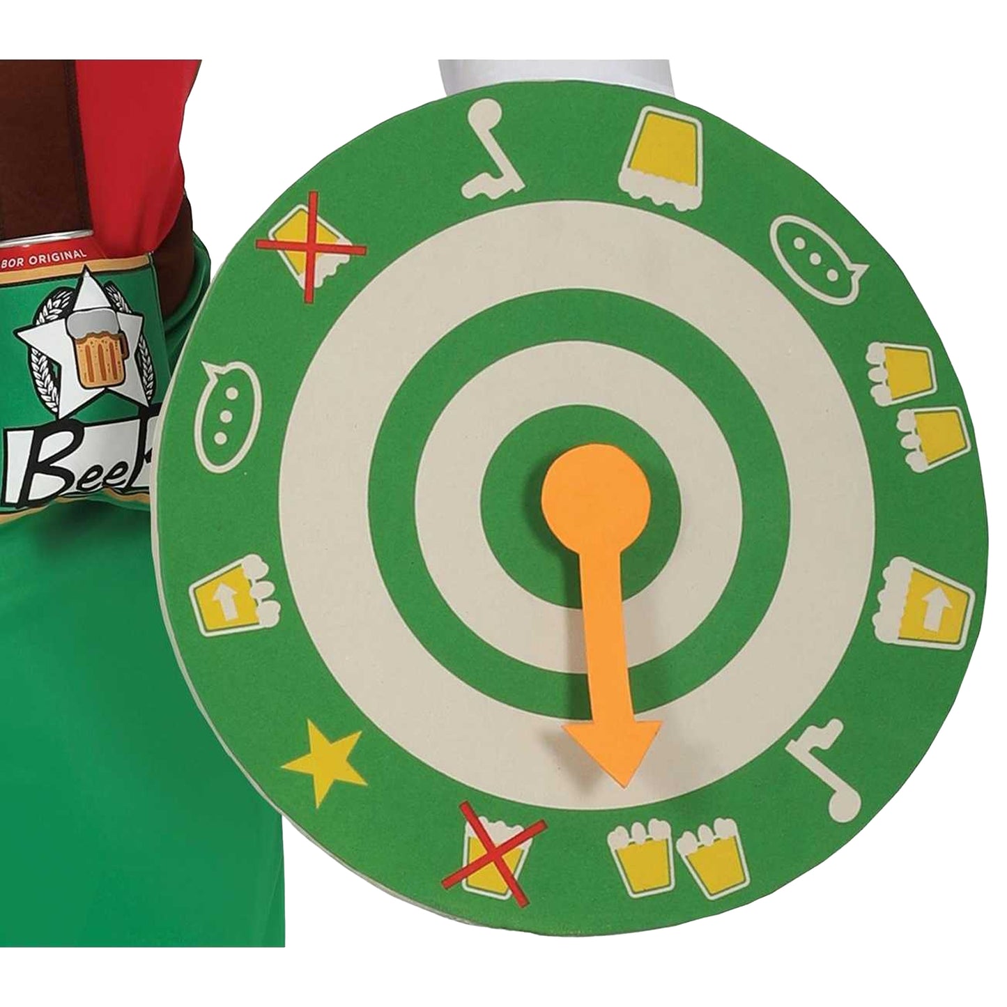 Green-Red - Lifestyle - Fiestas Guirca Mens Beer Captain Costume