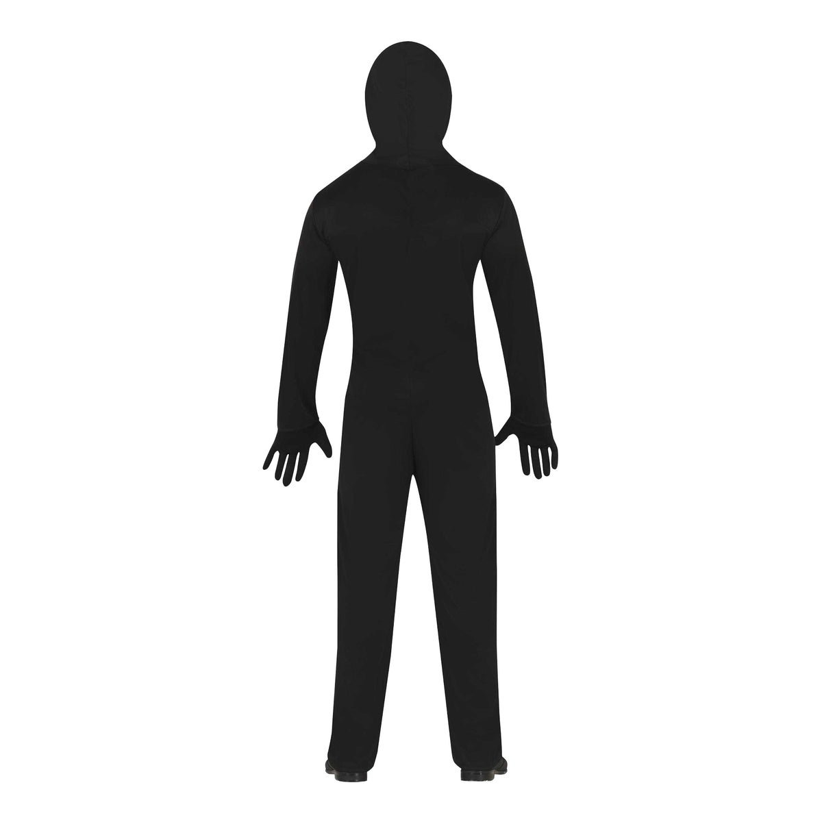 Black-White - Back - Fiestas Guirca Mens Skeleton Bodysuit
