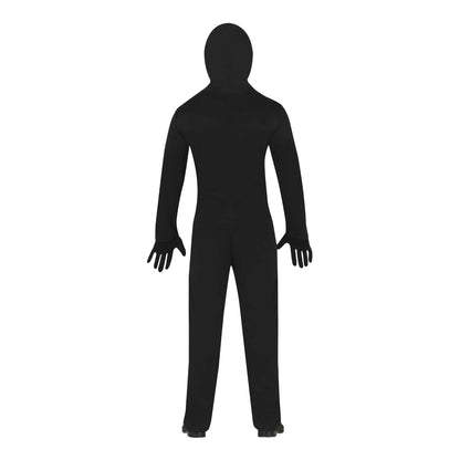 Black-White - Back - Fiestas Guirca Mens Skeleton Bodysuit