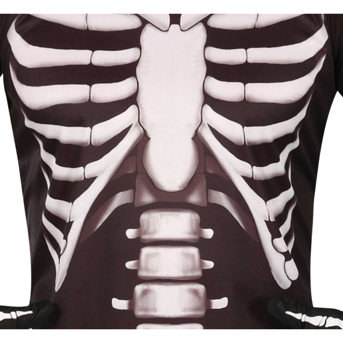 Black-White - Lifestyle - Fiestas Guirca Mens Skeleton Bodysuit