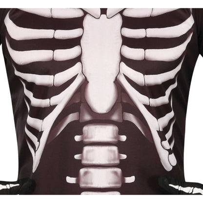Black-White - Lifestyle - Fiestas Guirca Mens Skeleton Bodysuit