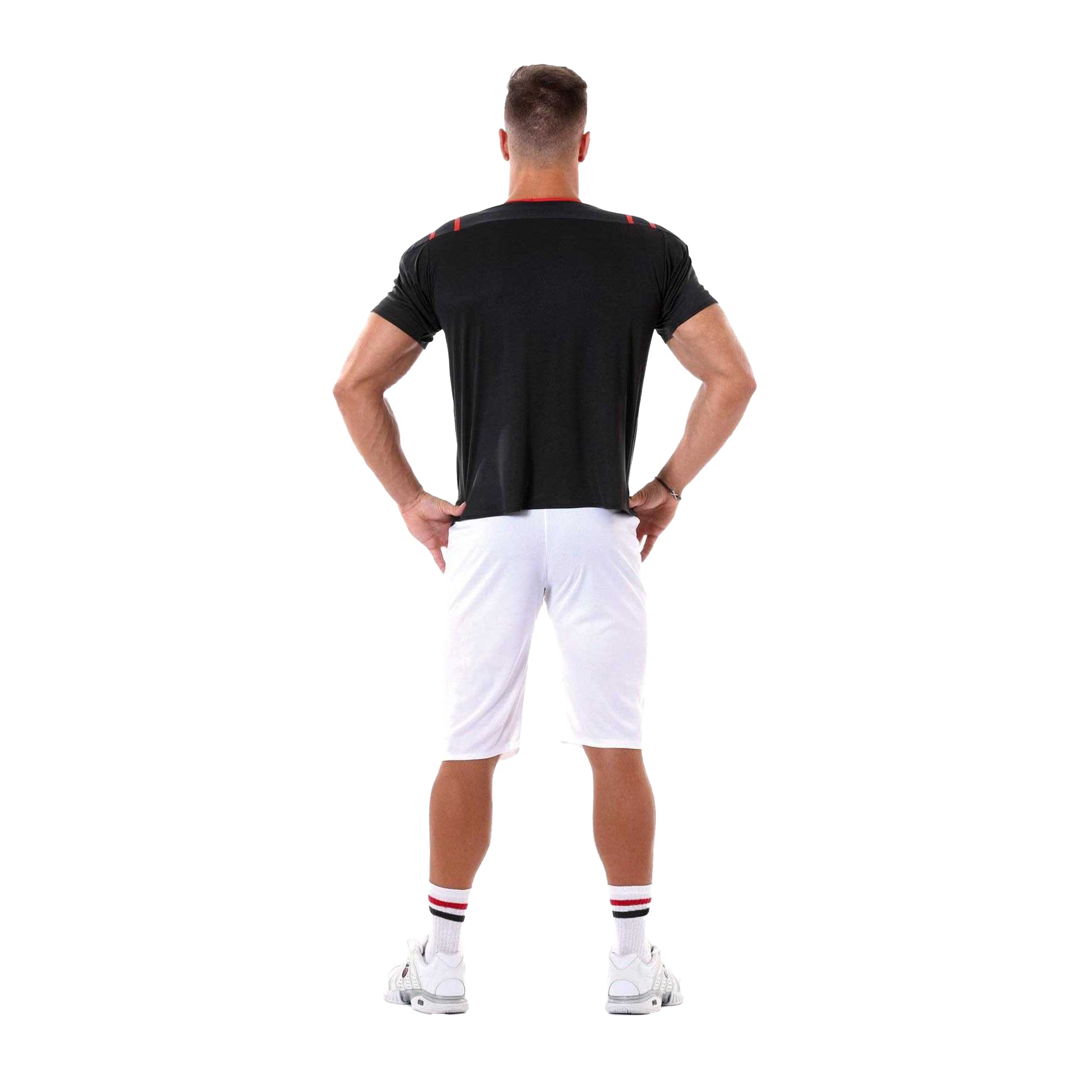 Black-White - Back - Fiestas Guirca Mens Quarterback Costume Set