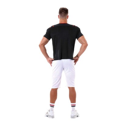 Black-White - Back - Fiestas Guirca Mens Quarterback Costume Set