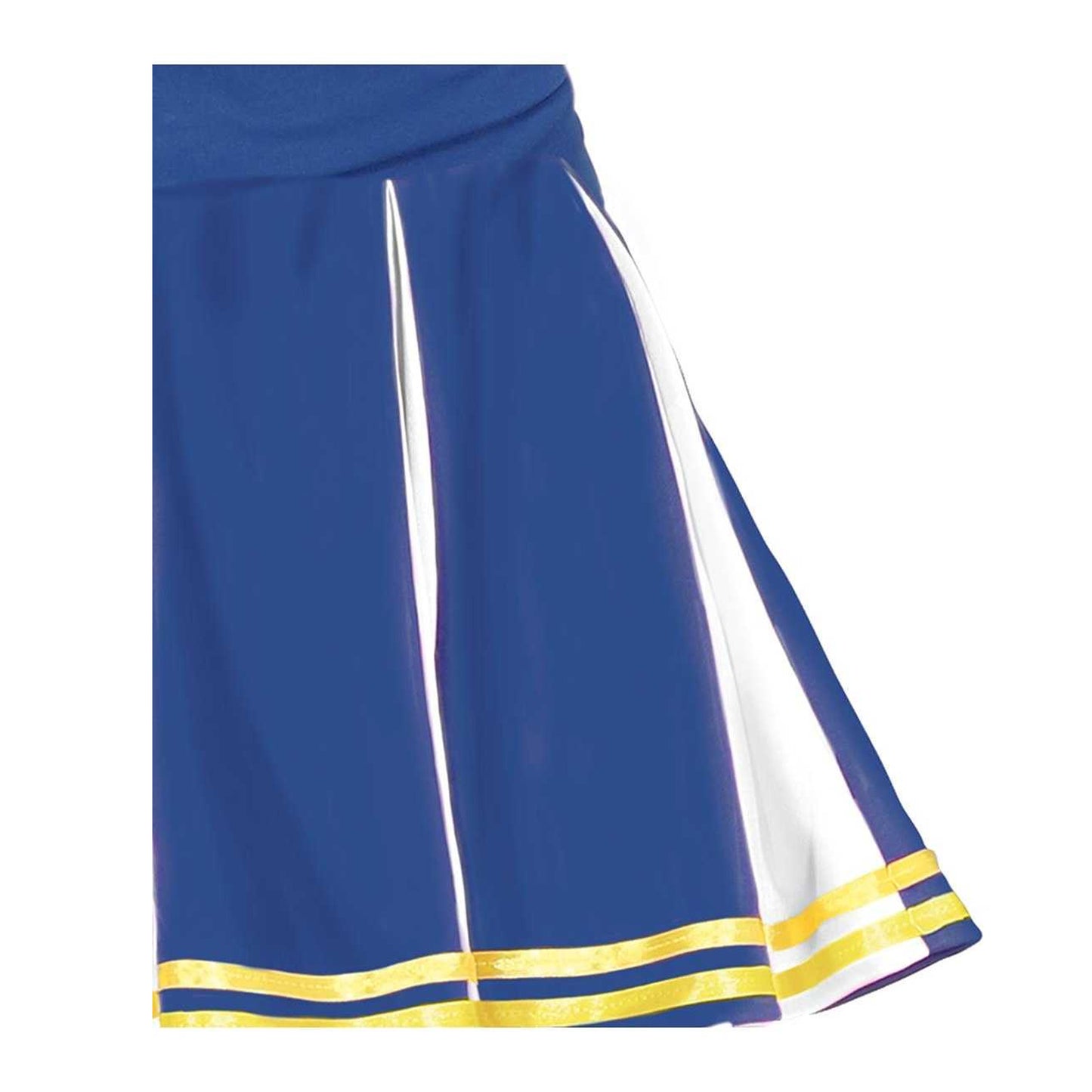 Blue-White - Lifestyle - Fiestas Guirca Womens-Ladies Cheerleader Costume Dress