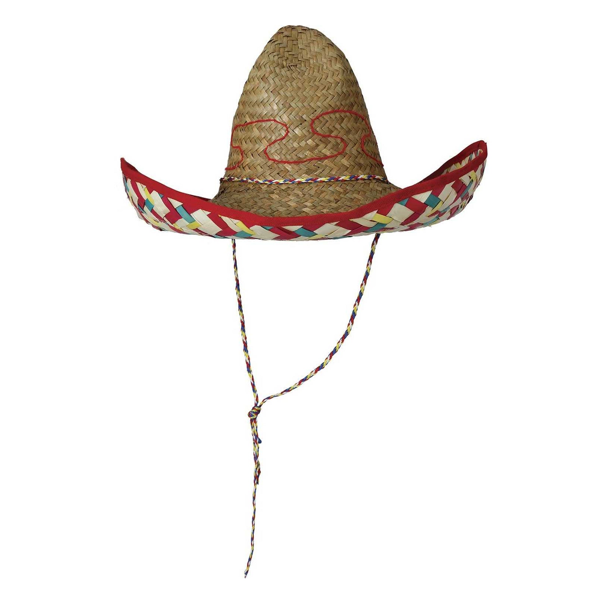 Beige - Front - Fiestas Guirca Unisex Adult Mexican Straw Costume Hat
