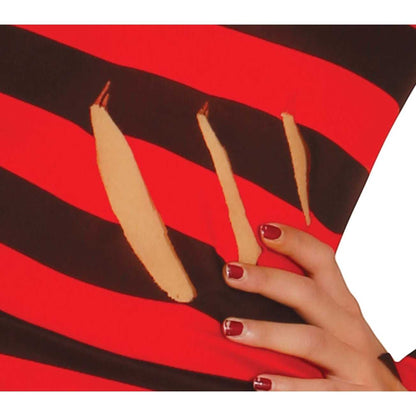 Red-Black - Lifestyle - Fiestas Guirca Womens-Ladies Scissor Costume Set