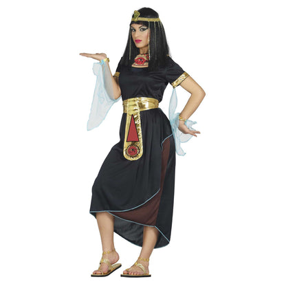 Black - Front - Fiestas Guirca Womens-Ladies Cleopatra Costume Set