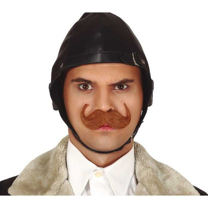 Brown - Back - Fiestas Guirca Plain Moustache