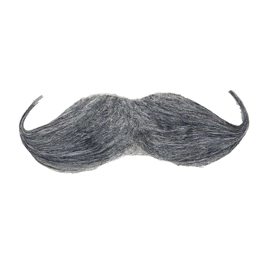 Grey - Front - Fiestas Guirca Plain Moustache