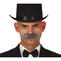 Grey - Back - Fiestas Guirca Plain Moustache