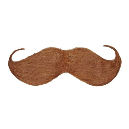 Brown - Front - Fiestas Guirca Plain Moustache
