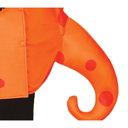 Orange - Pack Shot - Fiestas Guirca Unisex Adult Seahorse Costume Set