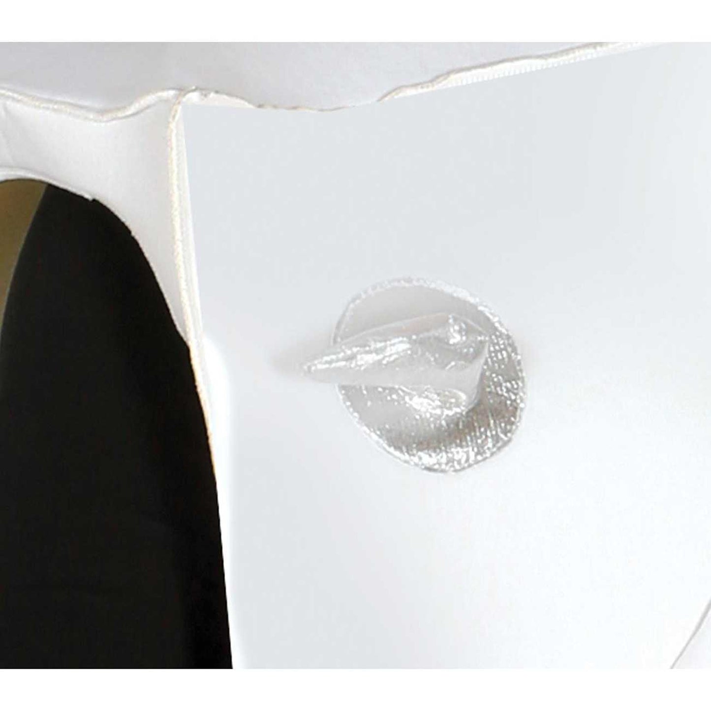 White - Side - Fiestas Guirca Unisex Adult Toilet Costume