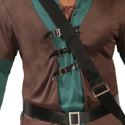 Brown-Green - Lifestyle - Fiestas Guirca Mens Archer Costume Set