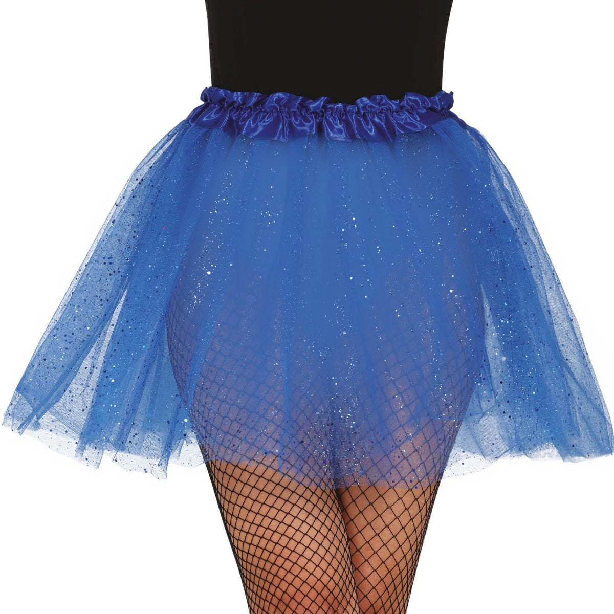Blue - Back - Fiestas Guirca Womens-Ladies Glitter Tutu