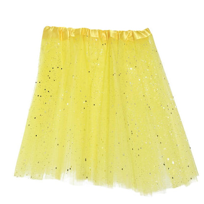Yellow - Front - Fiestas Guirca Womens-Ladies Glitter Tutu