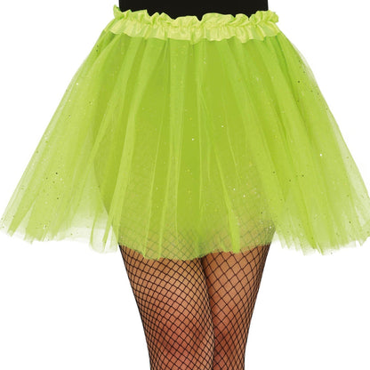 Light Green - Back - Fiestas Guirca Womens-Ladies Glitter Tutu
