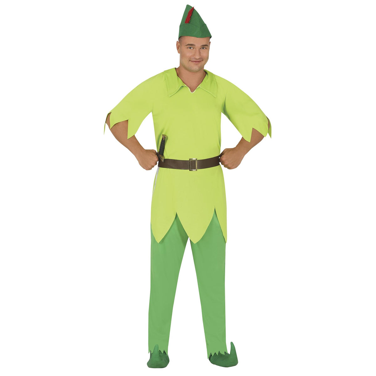Green - Front - Fiestas Guirca Archer Costume