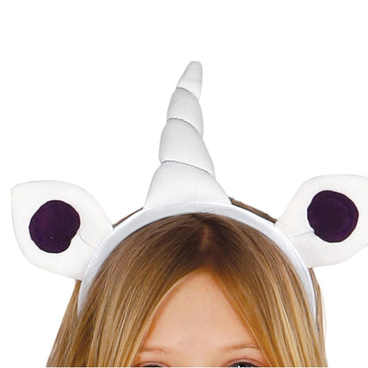 White-Multicoloured - Back - Fiestas Guirca Girls Unicorn Tutu Costume Set