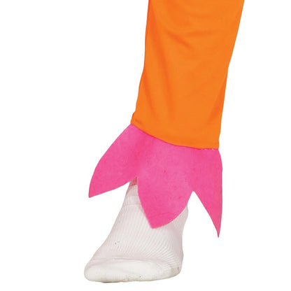 Yellow-Red - Side - Fiestas Guirca Womens-Ladies Hen Costume Set