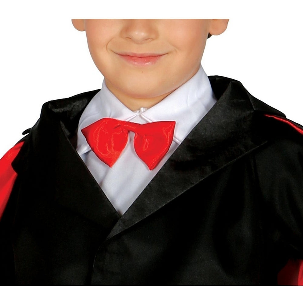 Black-Red - Side - Fiestas Guirca Childrens-Kids The Magician Costume Set