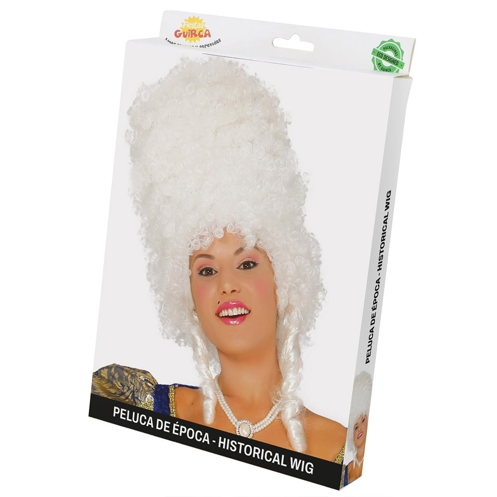 White - Back - Fiestas Guirca Womens-Ladies Epoch Victorian Wig