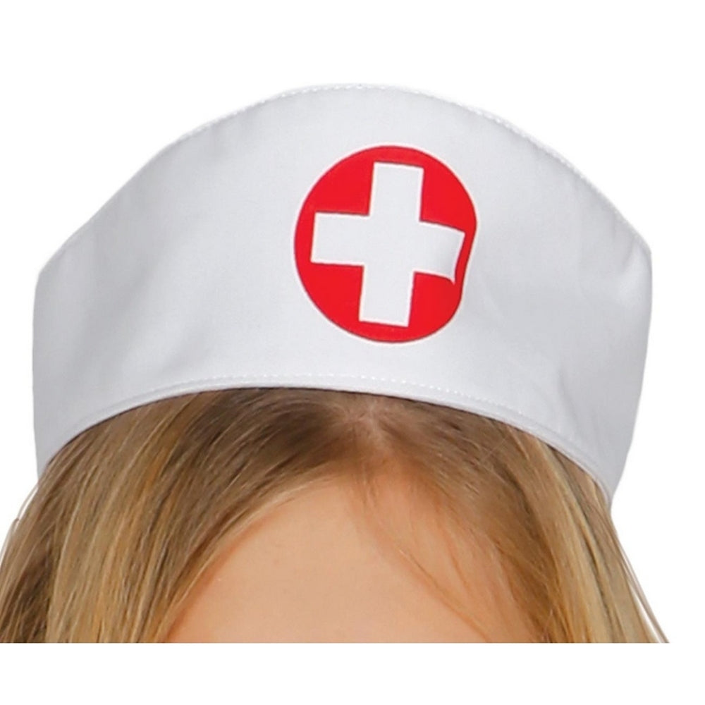 White-Red - Side - Fiestas Guirca Girls Nurse Costume Set