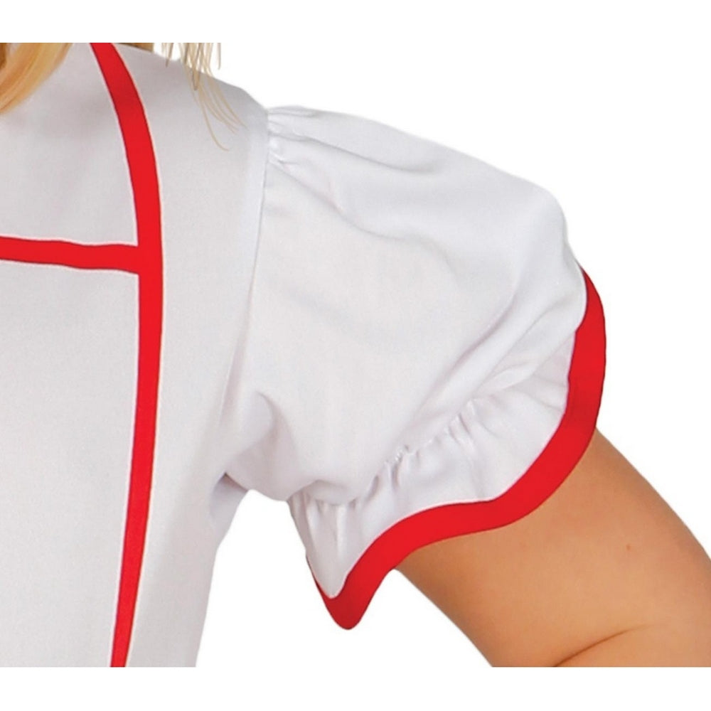 White-Red - Lifestyle - Fiestas Guirca Girls Nurse Costume Set