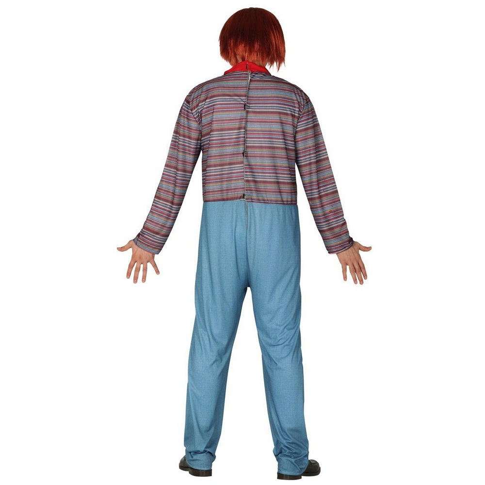 Blue-Blue-Red-Red - Back - Fiestas Guirca Creepy Doll Costume