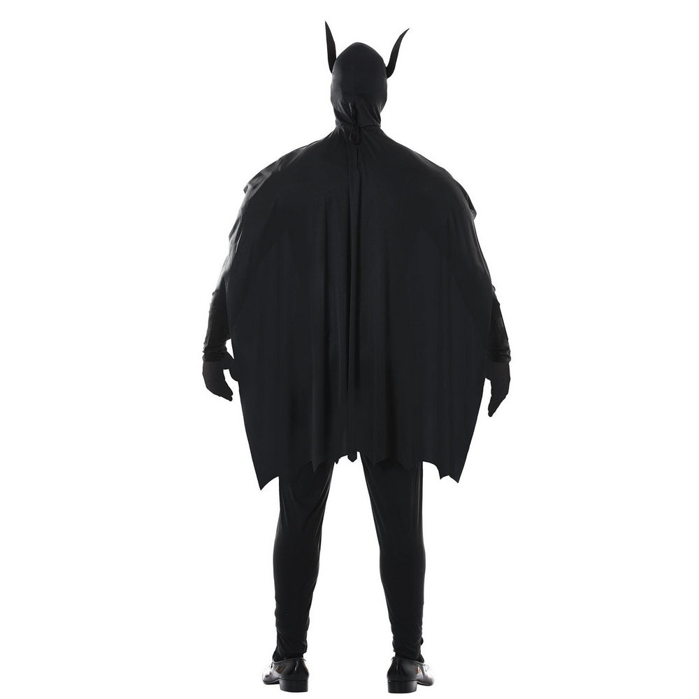 Black - Back - Fiestas Guirca Mens Hero Costume Set