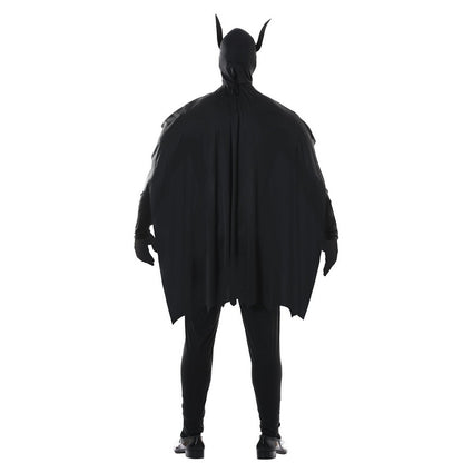 Black - Back - Fiestas Guirca Mens Hero Costume Set