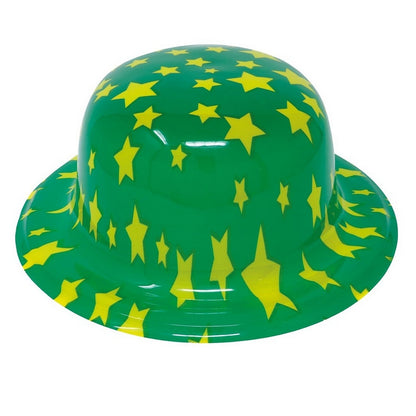Multicoloured - Lifestyle - Fiestas Guirca Unisex Adult PVC Bowler Hat (Pack of 12)