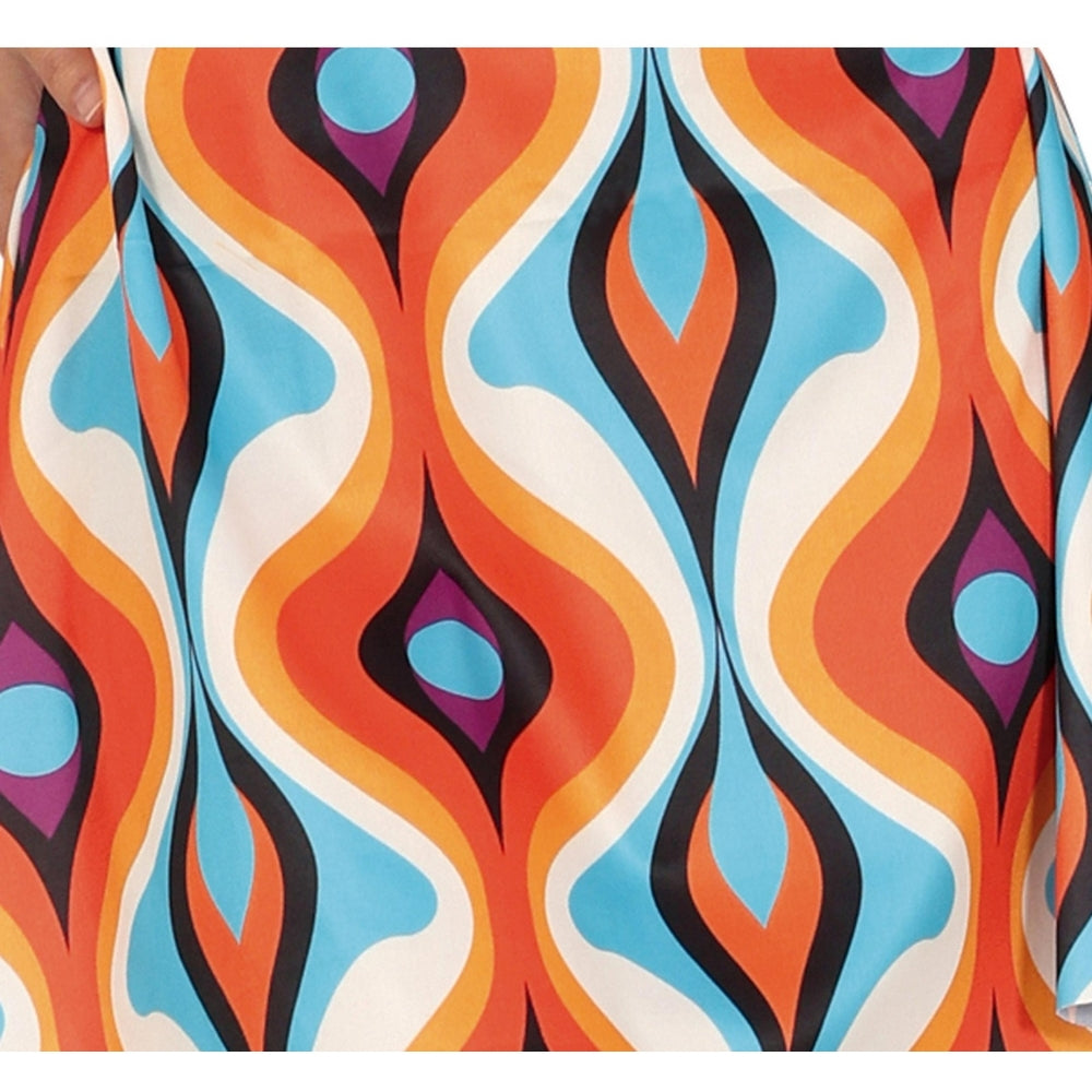 Multicoloured - Side - Fiestas Guirca Womens-Ladies 70s Costume Set