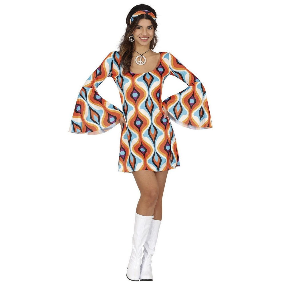 Multicoloured - Front - Fiestas Guirca Womens-Ladies 70s Costume Set