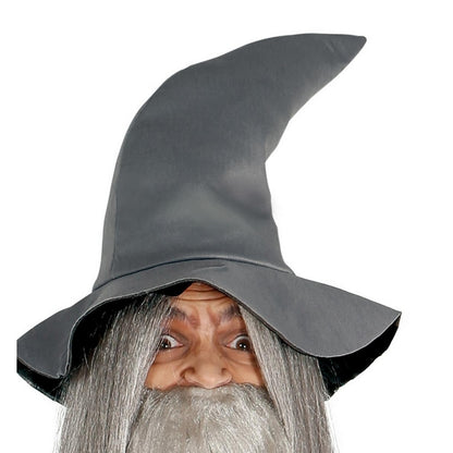 Grey - Side - Fiestas Guirca Mens Wizard Costume Set