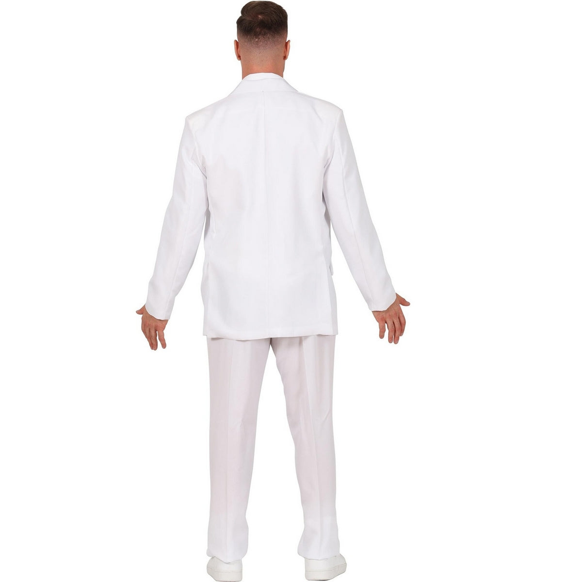 White - Back - Fiestas Guirca Mens Suit Costume Set