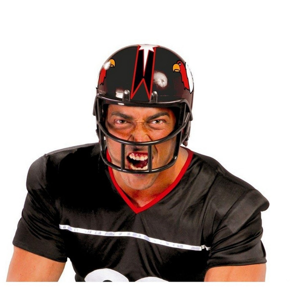 Black - Lifestyle - Fiestas Guirca American Football Helmet
