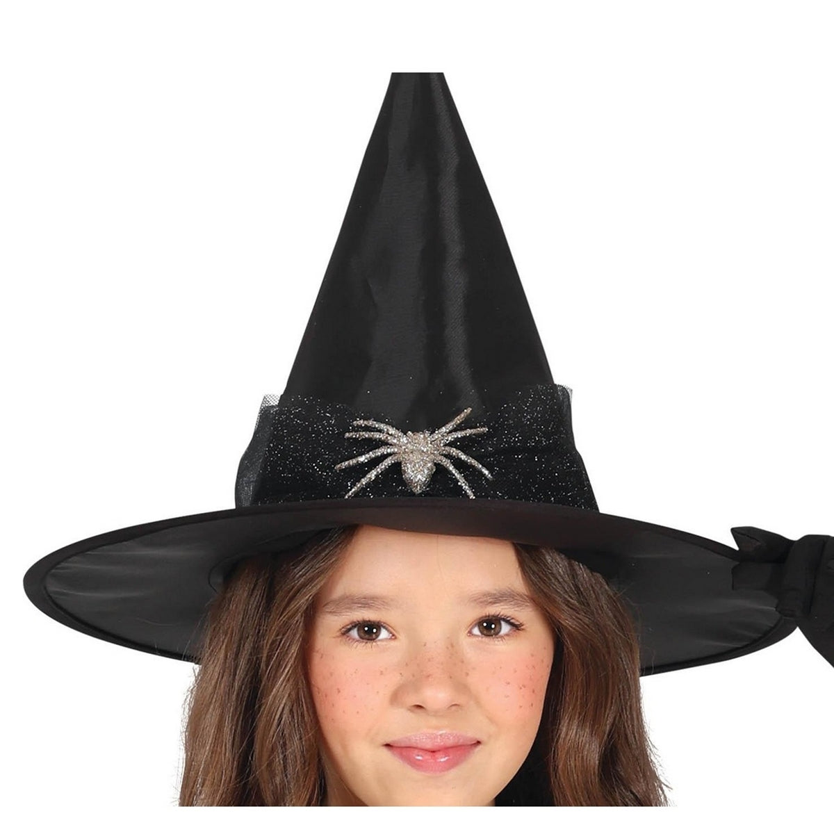 Black - Side - Fiestas Guirca Girls Witch Costume Set
