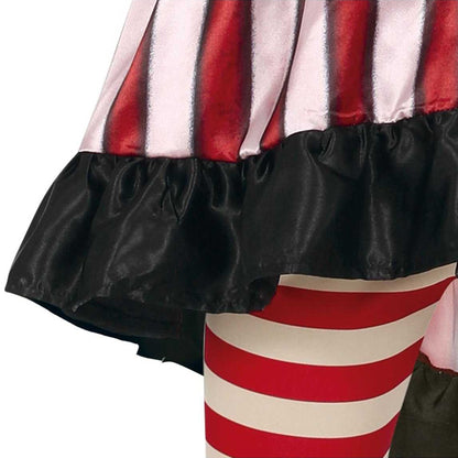 Black-Red - Pack Shot - Fiestas Guirca Girls Clown Costume Set