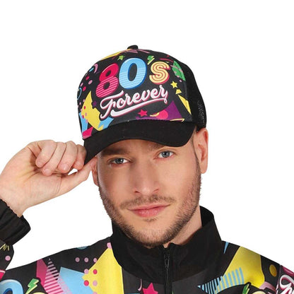 Multicoloured - Side - Fiestas Guirca Mens Patterned 80s Tracksuit