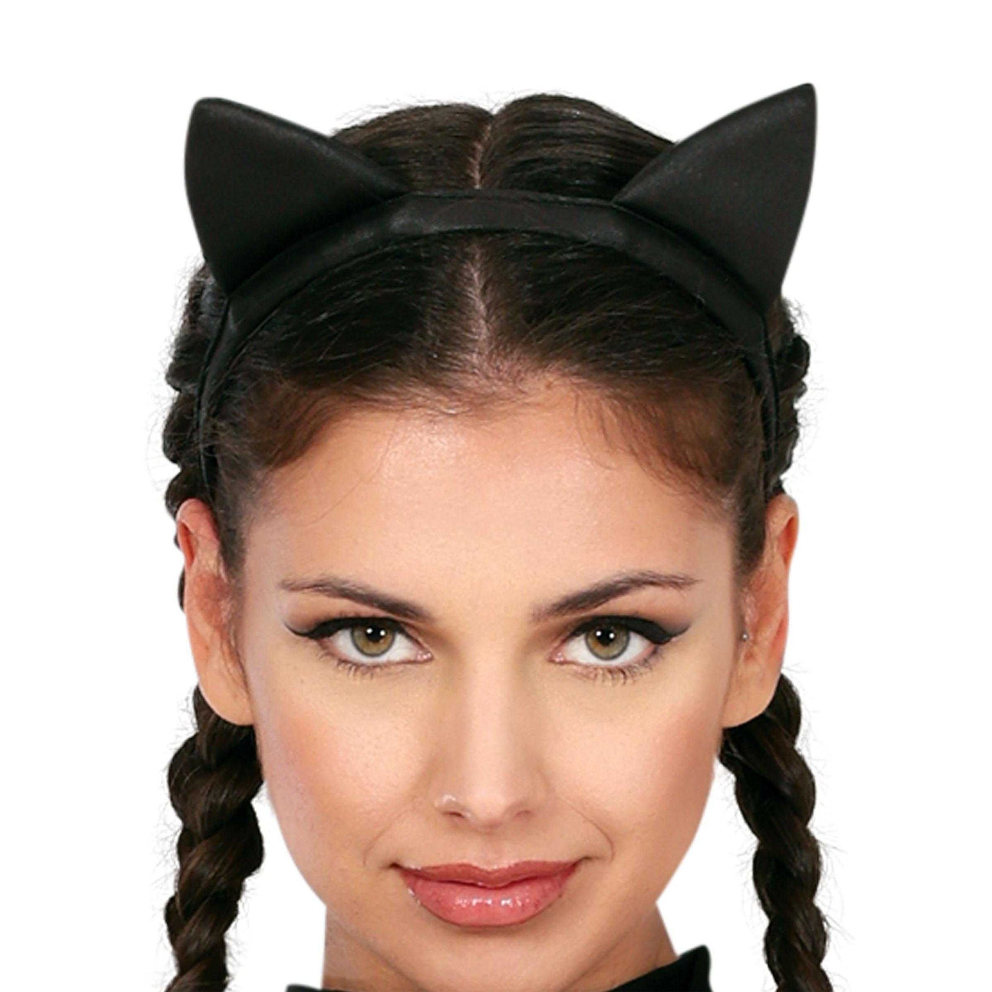 Black - Side - Fiestas Guirca Womens-Ladies Cat Costume Set
