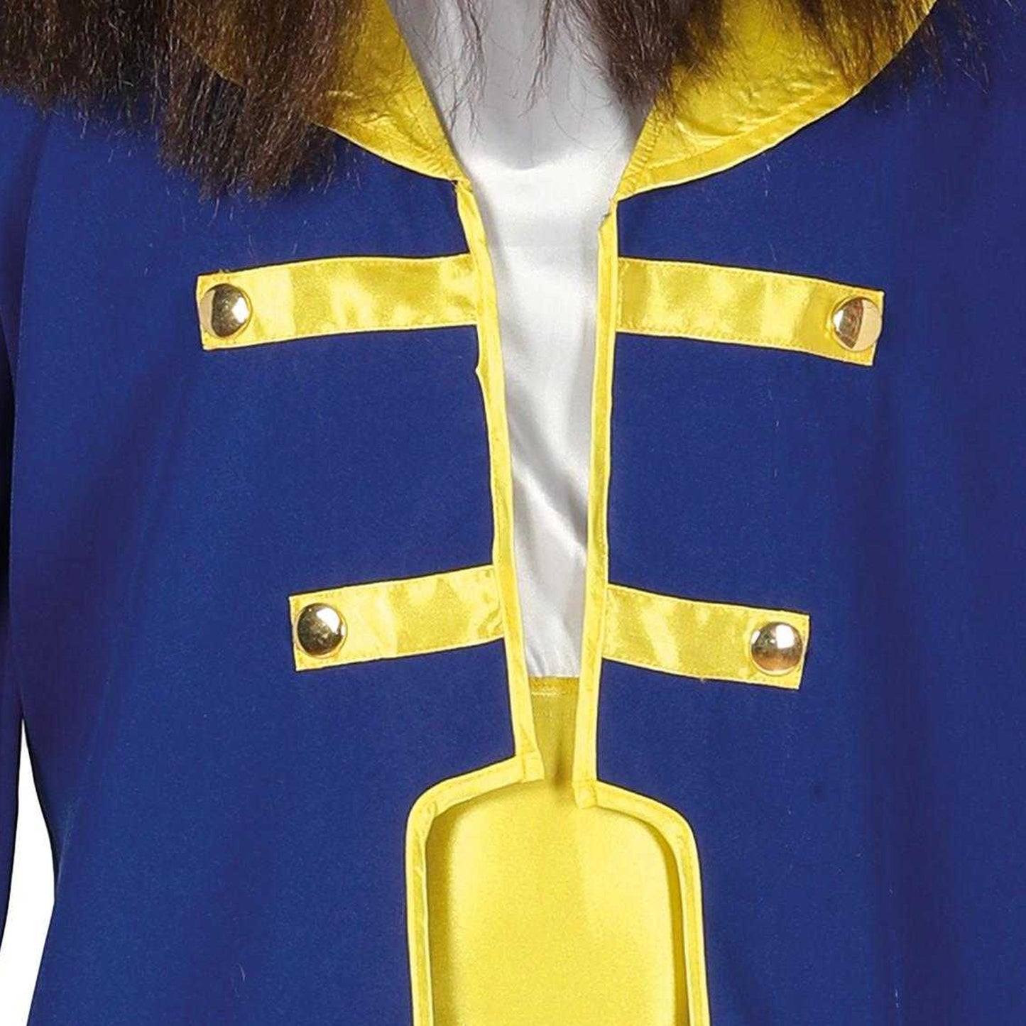 Blue-Yellow - Side - Fiestas Guirca Mens Monstrous Enchanted Prince Costume Set