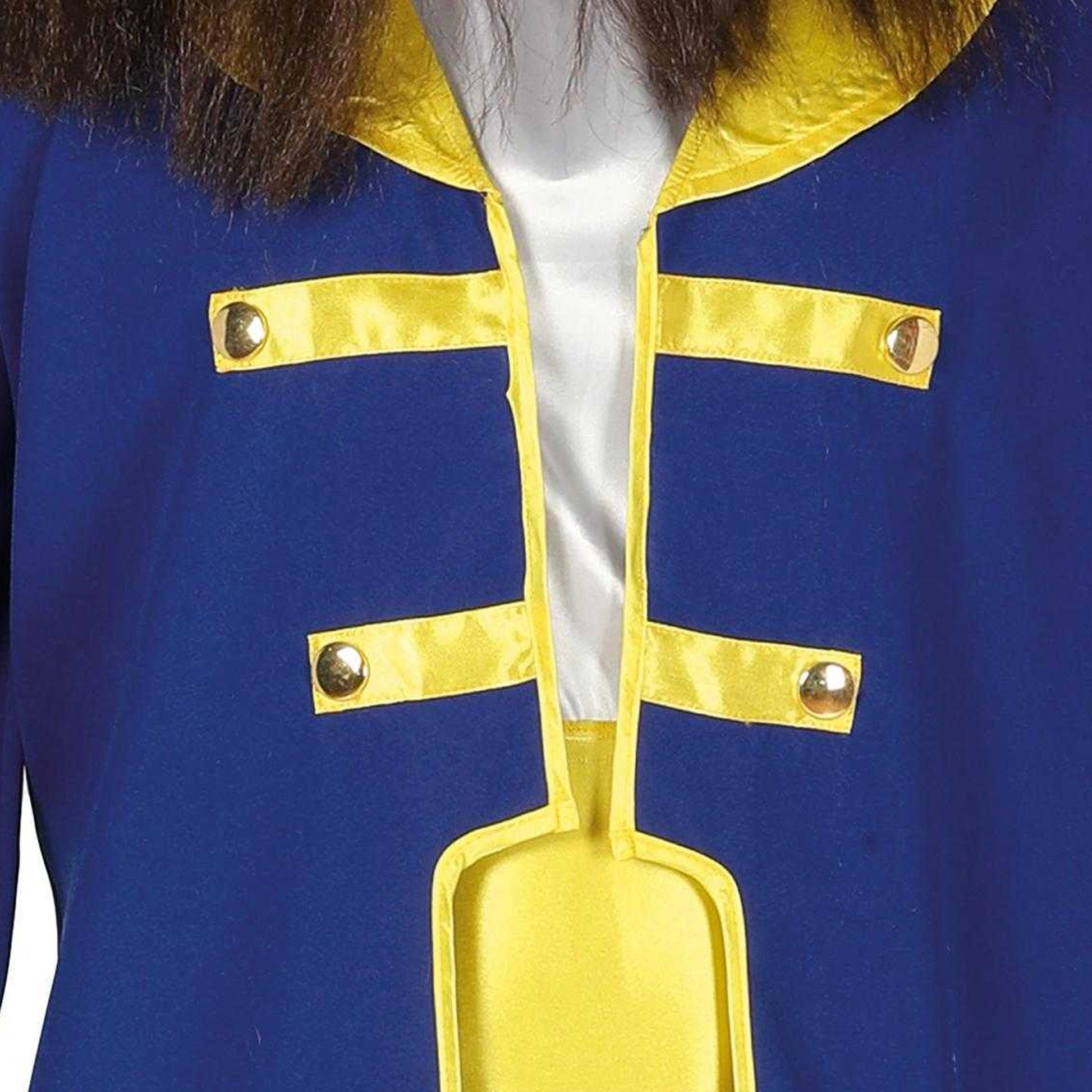 Blue-Yellow - Side - Fiestas Guirca Mens Monstrous Enchanted Prince Costume Set