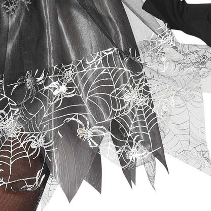 Black-Silver - Pack Shot - Fiestas Guirca Womens-Ladies Witch Costume Set